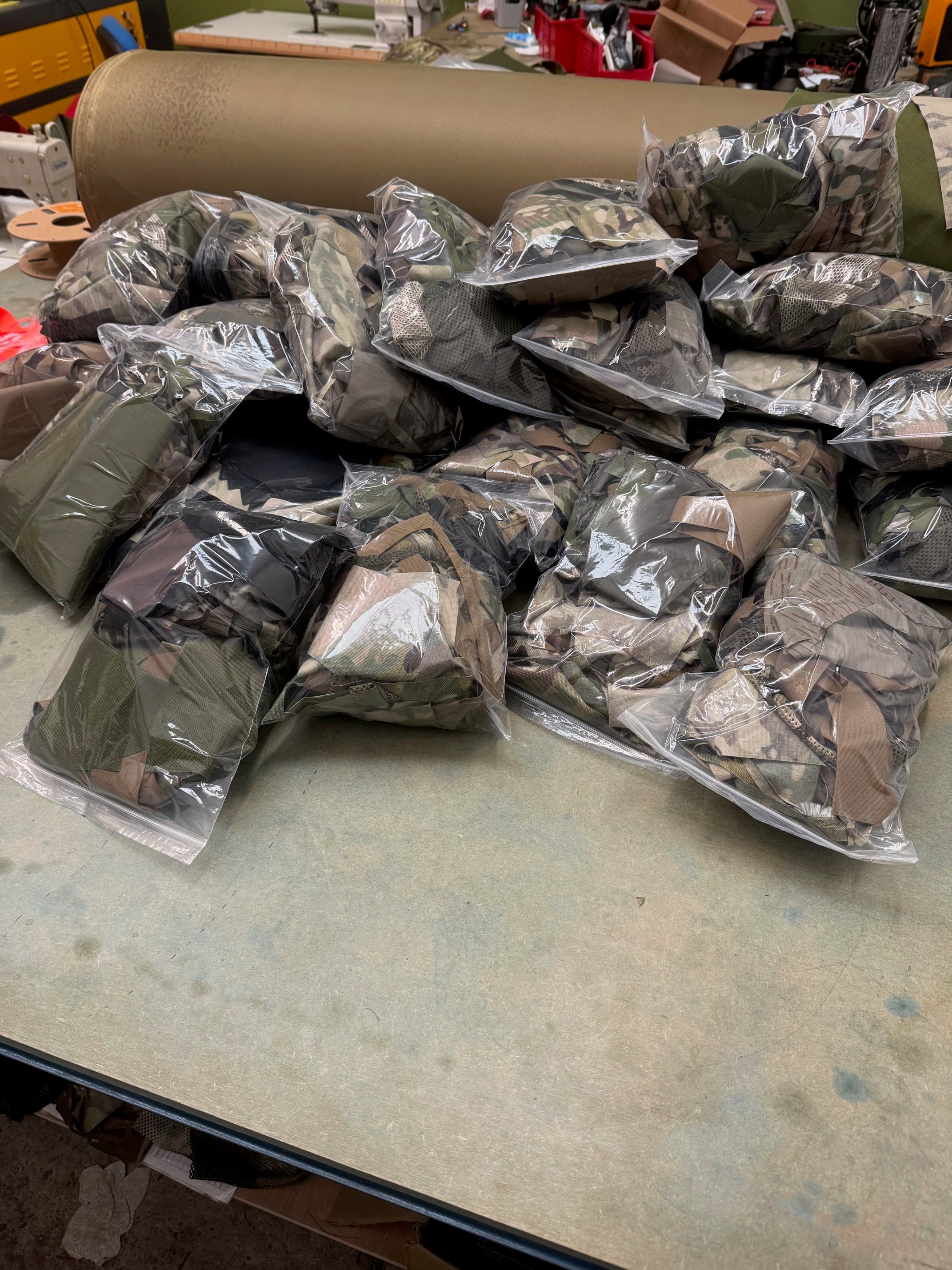 DIY Scrim Fabric Scraps