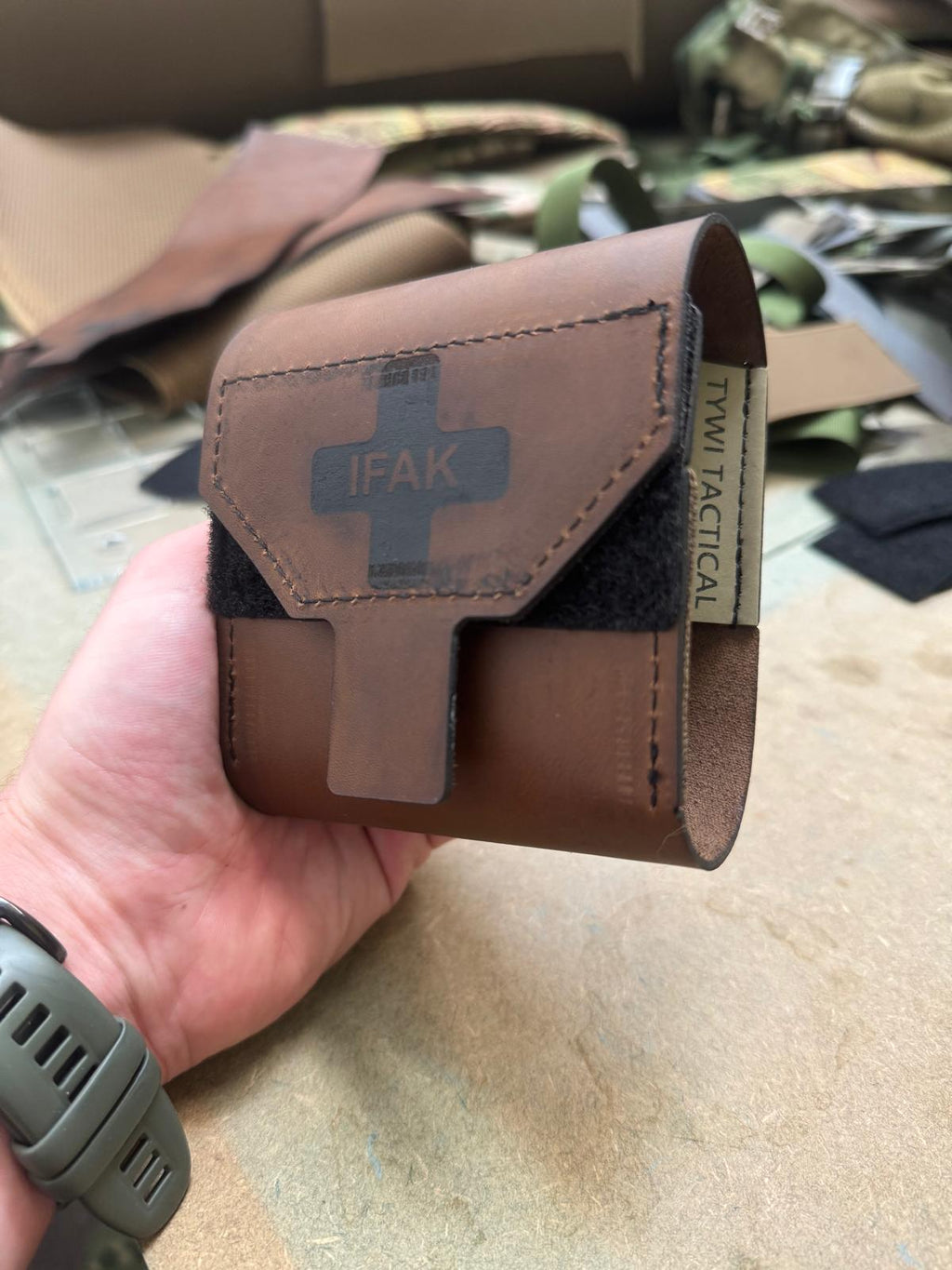Tywi Tactical Leather EDC Pocket IFAK